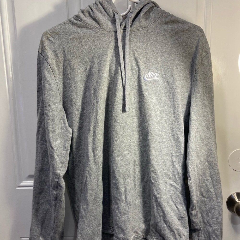 Nike Light Grey throw-over